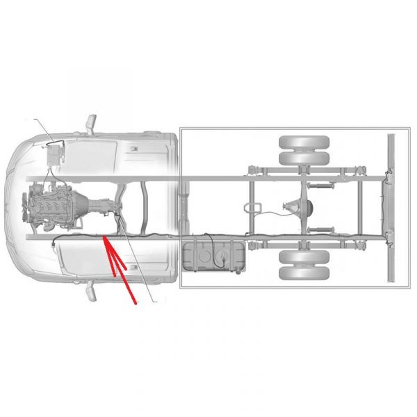 Автопроводка жгут по раме ГАЗель NEXT без АБС (ООО "Автокомплект") /А21R22.3724030-40/