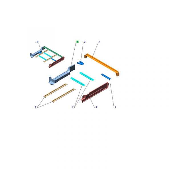 Подножка бок. двери ГАЗель-2705 (ООО "Автомобильный завод "ГАЗ") /2705-8405014/