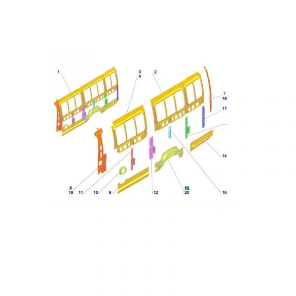 Усилитель арки зад. колеса ГАЗель-2705 лев. (ПАО "ГАЗ" Оригинал) /3221-5401149/