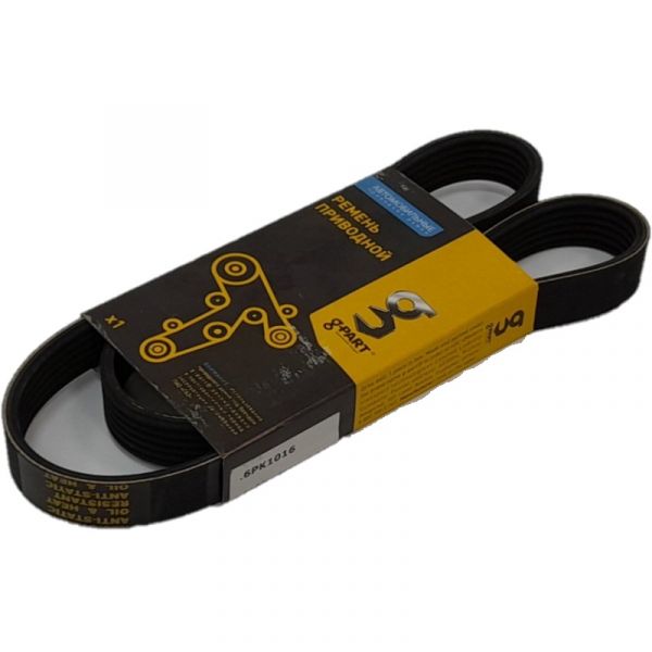 Ремень 1016 (6PK) генератора ЯМЗ-5344 поликлиновый (ZHEJIANG SANLUX GROUP CO,LTD Китай g-PART) /6PK1016/