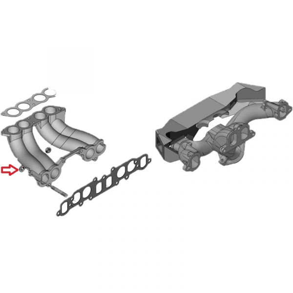 Шайба крепления впускн. трубы ГАЗель, ГАЗель NEXT, Соболь (АО "Ульяновский моторный завод") /420.1008204/