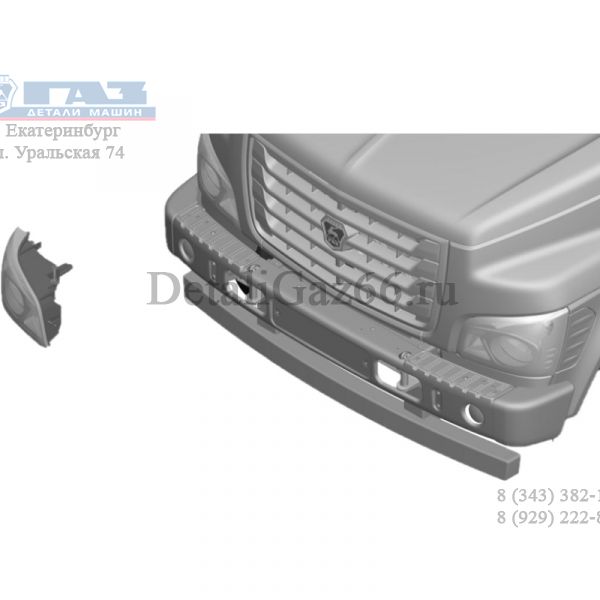 Фара ГАЗон-4111 NEXT правая (ООО"АУТОМОТИВ ЛАЙТИНГ") /С41R11.3711012-01/