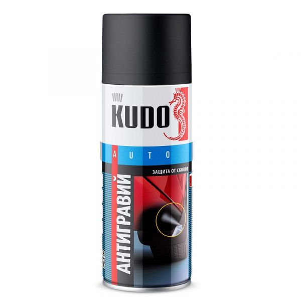 Антигравий черный 520 мл (KUDO) /KU-5222/