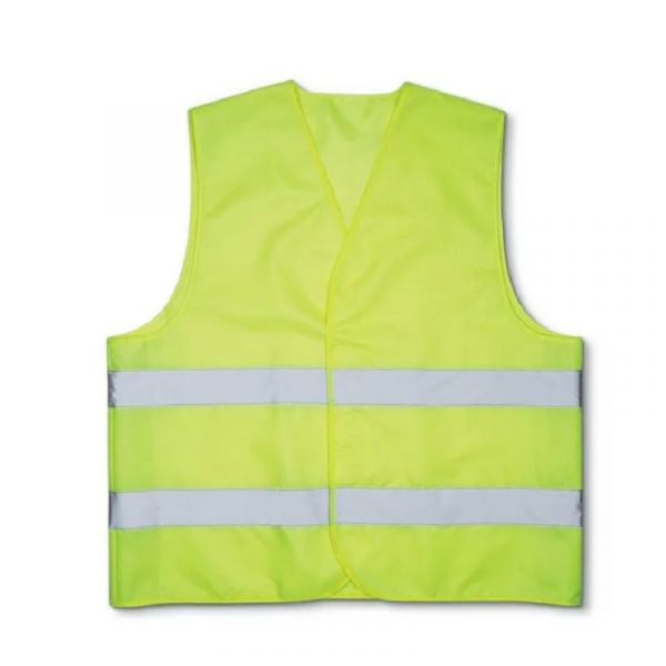 Жилет безопасности светоотражающий желтый (в упак. LECAR) /LECAR000010906/