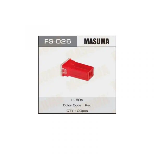 Предохранитель 50 A силовой картриджного типа мини JCASE (Masuma) /FS026/
