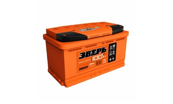 АКБ ЗВЕРЬ 100 А/ч, 940A, о/п, Ca/Ca (352 х175 х190) /ZVK 100-З-R/