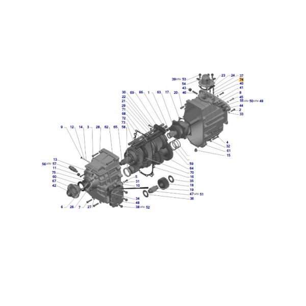 Фиксатор штоков КПП ГАЗон NEXT (ООО "НИЖЕГОРОДСКИЕ МОТОРЫ" ГАЗ Оригинал) /С41R11-1702090/
