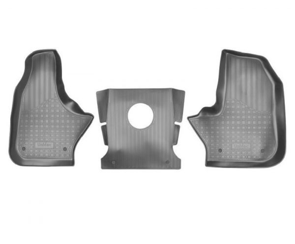 Коврики салона ГАЗон NEXT передние (к-т 2шт+перемычка) (ООО "НОР-ПЛАСТ"  Оригинал) /ДМ01.106/