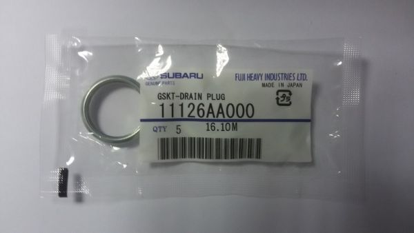 Кольцо уплот. пробки масл. картера Subaru (Оригинал) /11126-AA000/
