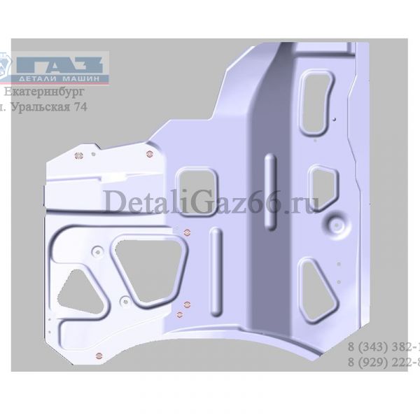 Брызговик моторного отсека ГАЗель NEXT левый (ООО "Автомобильный завод "ГАЗ") /А21R23-5301033/