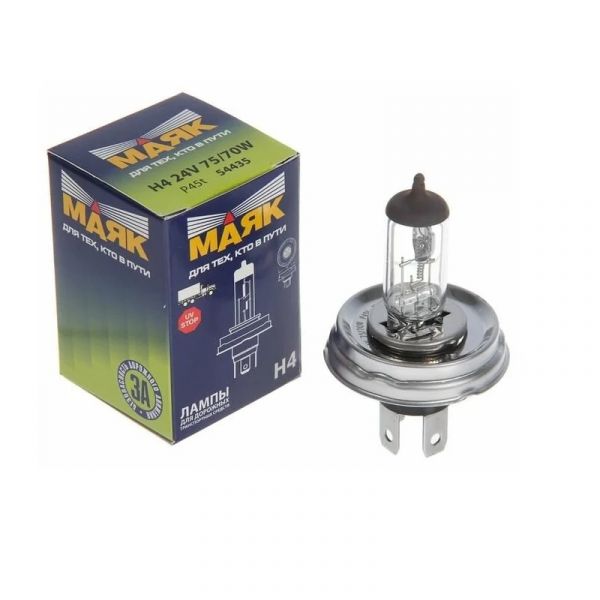 Лампа фары гал. H7 24В 70 Вт (Маяк) /54730/