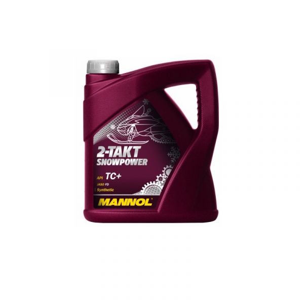 Масло моторное 2-х тактное "MANNOL" 7201 Snowpower TC TC+ 4 л синт. /MN72014/