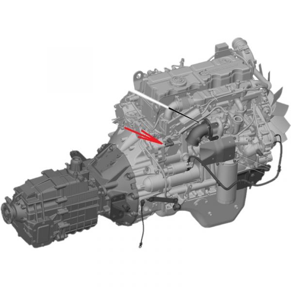 Штуцер на трубопр. сист. отопления ГАЗон NEXT,ГАЗ-33088,33098 дв. ЯМЗ-534 (ПАО "ГАЗ") /С41R13-8120274/