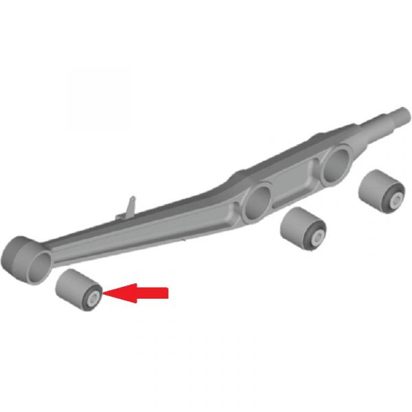 Сайлентблок тяги продольной ГАЗон NEXT (10 т.) (ОАО "Балаковорезинотехника") /С40R13-2914172/