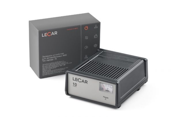 Зарядное устройство для автомобиля LECAR 10 (фирм. упак. LECAR) /LECAR000012006/