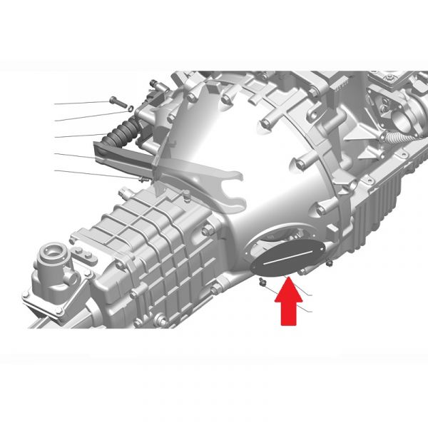 Крышка люка картера сцепления ГАЗель (ПАО "ГАЗ") /3302-1601022/