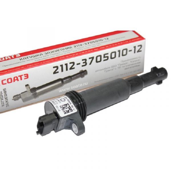 Катушка зажигания ВАЗ-1118-21124 1.6 16v (ЗАО "СОАТЭ" г.Ст.Оскол) /2112-3705010-12/