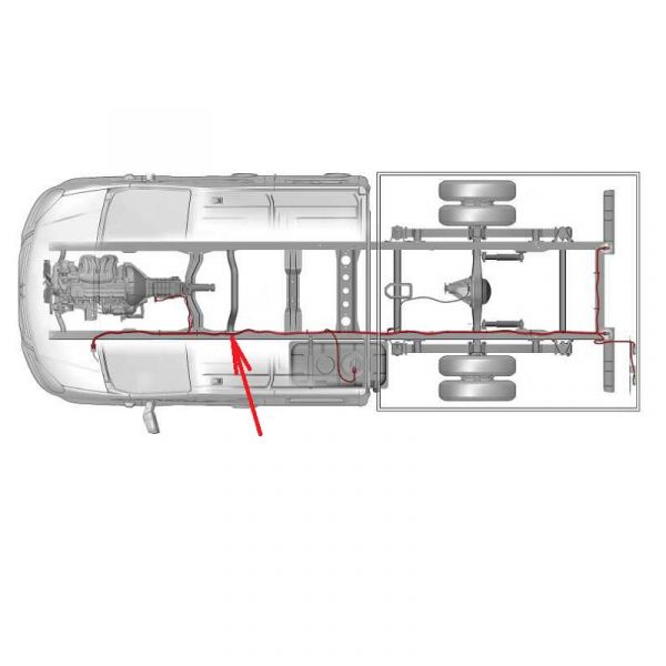 Автопроводка жгут по раме ГАЗель NEXT (-7BB -1BB) (ООО "Автокомплект") /A21R23.3724030-51/
