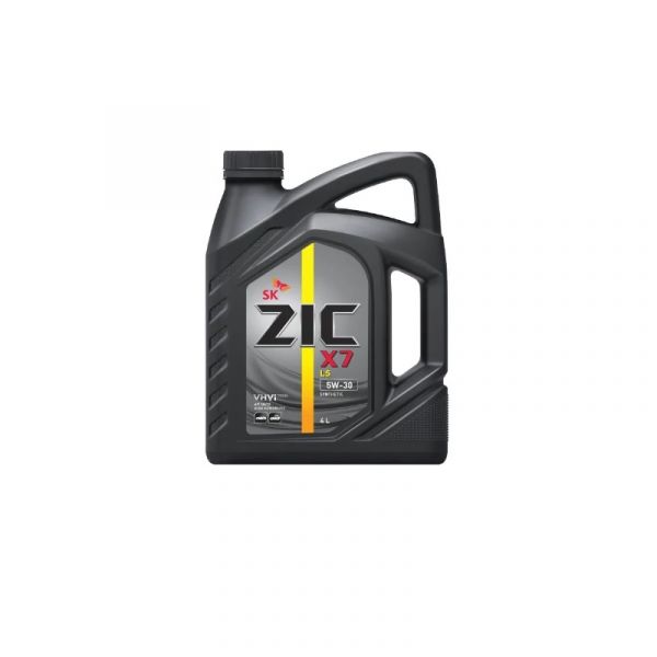 Масло моторное "ZIC" X7 LS 5W30 SN/CF C3 (4 л) синт. /162619/