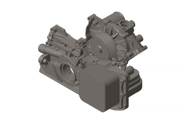 Крышка двигателя перед. дв. Cummins ISF 2.8L ЕВРО-4,5 в сб. (REG Auto (Shanghai) Industry Ltd, Китай  Оригинал) /GP.10140007/