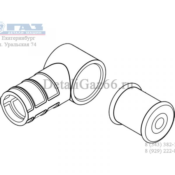 Наконечник штанги стабилизатора перед. Валдай, ГАЗон NEXT (ПАО "ГАЗ" Оригинал) /33104-2906018/