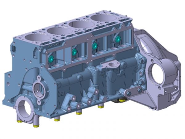 Блок двигателя дв. A274 Evotech ГАЗель NEXT (чугун) (АО "Ульяновский моторный завод") /А274.1002155-30/