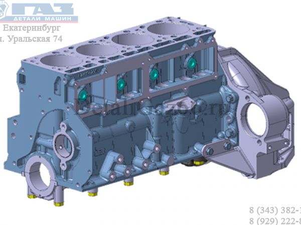 Блок двигателя дв. A274 Evotech ГАЗель NEXT (чугун) (АО "Ульяновский моторный завод") /А274.1002155-30/