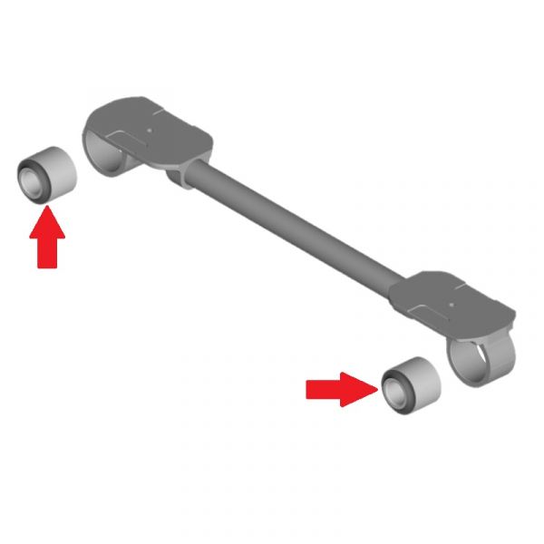 Сайлентблок растяжки тяги ГАЗон NEXT (10 т.) (ОАО "Балаковорезинотехника") /С40R13-2914046-14/
