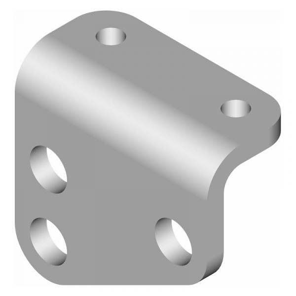 Кронштейн  крепления фильтра тонк. очистки топлива ГАЗон NEXT дв. ЯМЗ-534 (ПАО "Автодизель" (ЯМЗ)) /536-1117152/