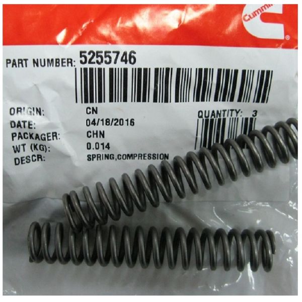 Пружина клапана регулятора давления масла дв. Cummins ISF 2.8L (Cummins ГАЗ Оригинал) /.5255746F/