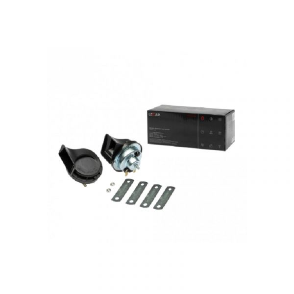 Сигнал звуковой рупорный 88 мм. 410/510Гц 110дБ 24В (в упак. LECAR) /LECAR000020207/