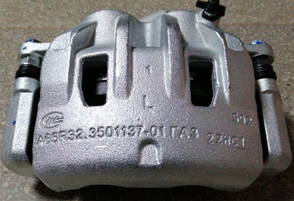 Суппорт ГАЗель NEXT левый в сборе (VIE ГАЗ Оригинал) /А65R32.3501137-01/