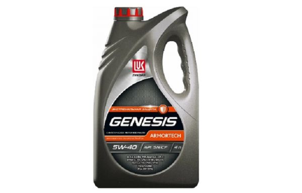 Масло моторное "Лукойл" Genesis Armortech 5W40 (4 л) синт. /3148675/