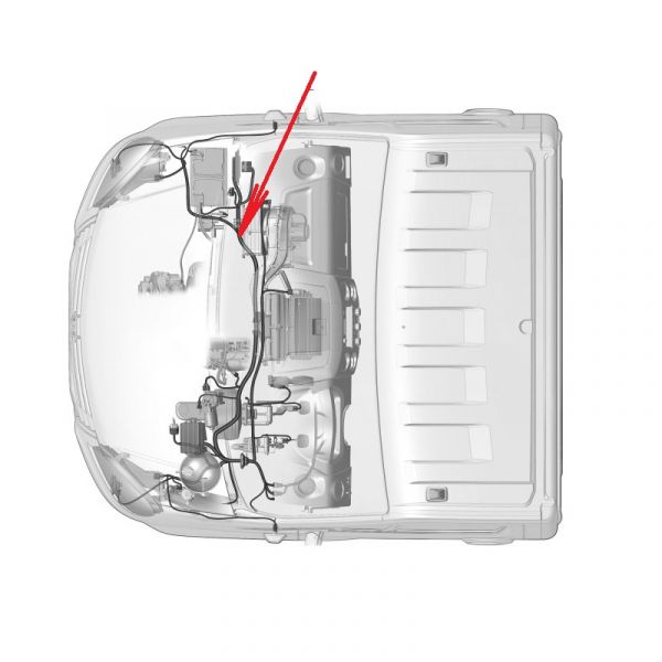 Автопроводка жгут ГАЗель NEXT дв. 275 Evotech ЕВРО-5 моторного отсека (ООО "Арзамасское ПО Автопровод"  ГАЗ Оригинал) /А21R23.3724025-61/