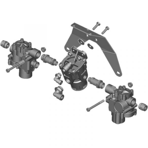 Клапан ускорительный пневмотормозов ГАЗон NEXT (Sorl ГАЗ Оригинал) /35180070810/