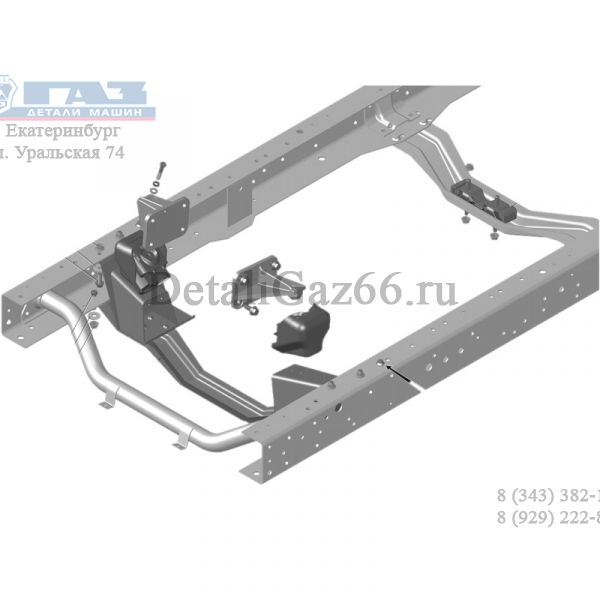 Поперечина крепл. дв. ГАЗеь NEXT дв. Ccummins ISF 2.8L (ООО "Автомобильный завод "ГАЗ") /А21R22-2801380/