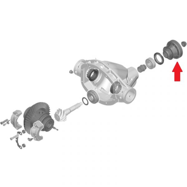 Фланец неразъем. моста ГАЗель,Соболь н/о (под ШРУС 6 болтов) (ПАО "ГАЗ") /27057-2402138/