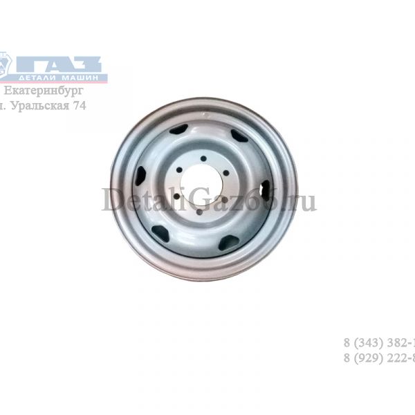 Диск колеса УАЗ Профи (R16) серебро (в упак. УАЗ) /23602-3101015/