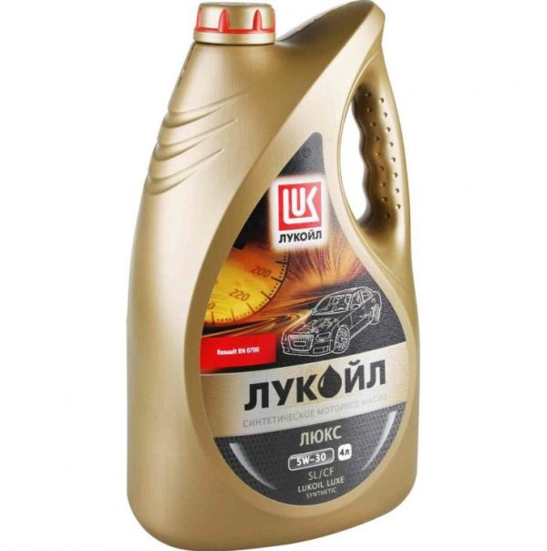 Масло моторное "Лукойл" Люкс 5W30 (4 л) синт. /196256/