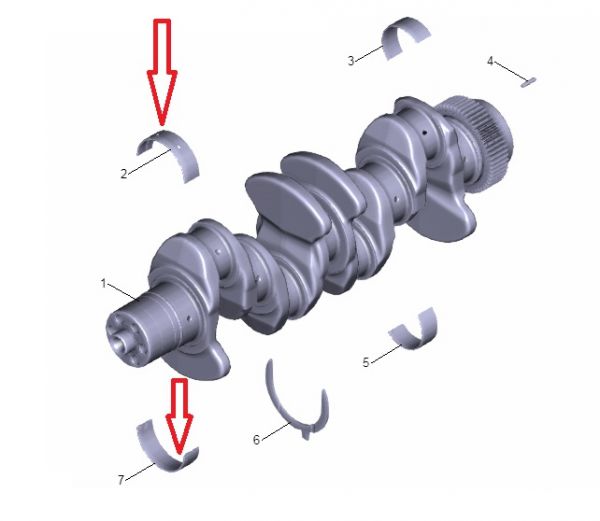 Вкладыши шатунные дв. ЯМЗ-5344 (0,25) (ПАО "Автодизель" (ЯМЗ)) /5340.1000104-Р2/