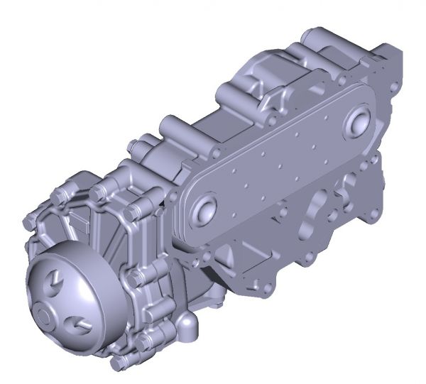 Модуль теплообменника (сервичный модуль) ГАЗон NEXT дв. ЯМЗ-53445 (ПАО "Автодизель"(ЯМЗ)) /53445.1013600/