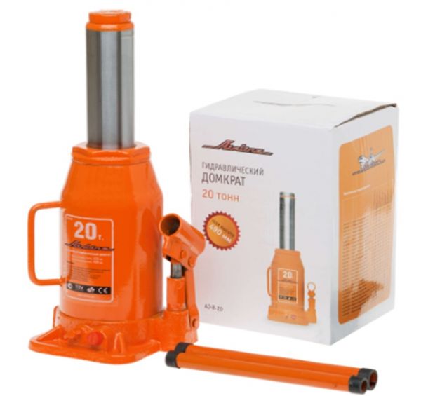 Домкрат бутылочный 20 т (250-490 мм) (AIRLINE) /ajb20/