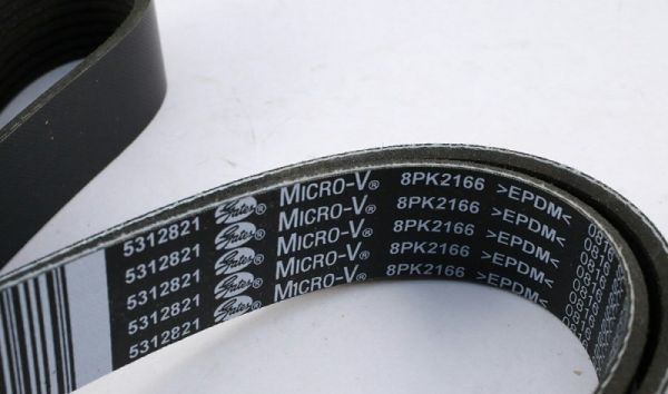 Ремень 2166 (8PK) генератора ГАЗель дв. Cummins ISF 2.8 (REG Auto (Shanghai) Industry Ltd, Китай  Оригинал) /GP.10220072/