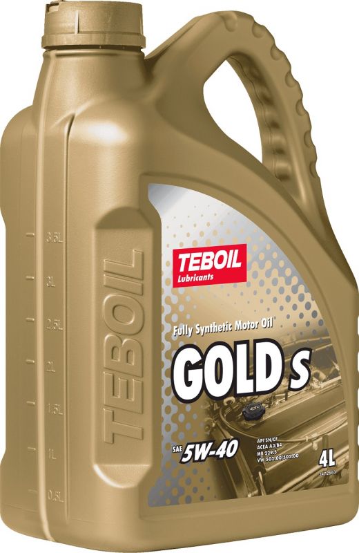 Масло моторное "Teboil" GOLD S 5W40 (4 л) синт. /19025/