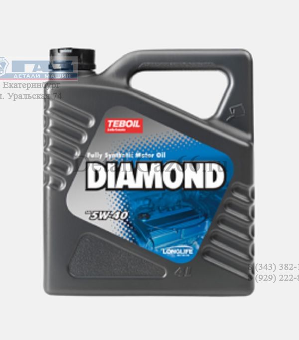 Масло моторное "Teboil" DIAMOND 5W40 (4 л) синт. /13110/
