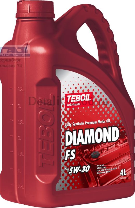 Масло моторное "Teboil" DIAMOND FS 5W30 (4 л) синт. /3435991/