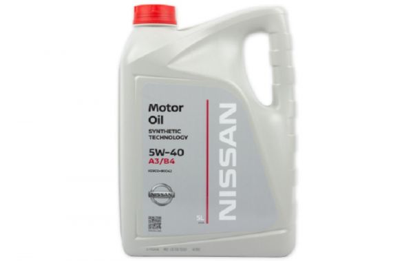 Масло моторное "NISSAN" 5W-40 SL/СF A3/B4 (5 л) синт. /KE900-90042/