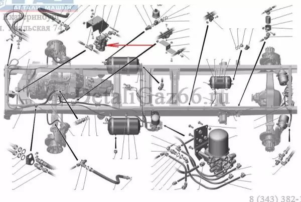 Модулятор АБС ГАЗон NEXT (WABCO Austria Ges.m.b.H, Австрия) /4721950660/