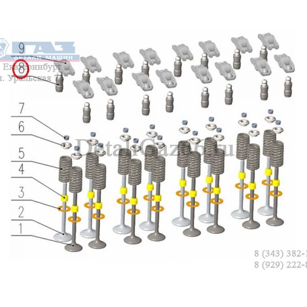 Гидрокомпенастор дв. серии "G" (Foton ГАЗ Оригинал) /.РV10001518/