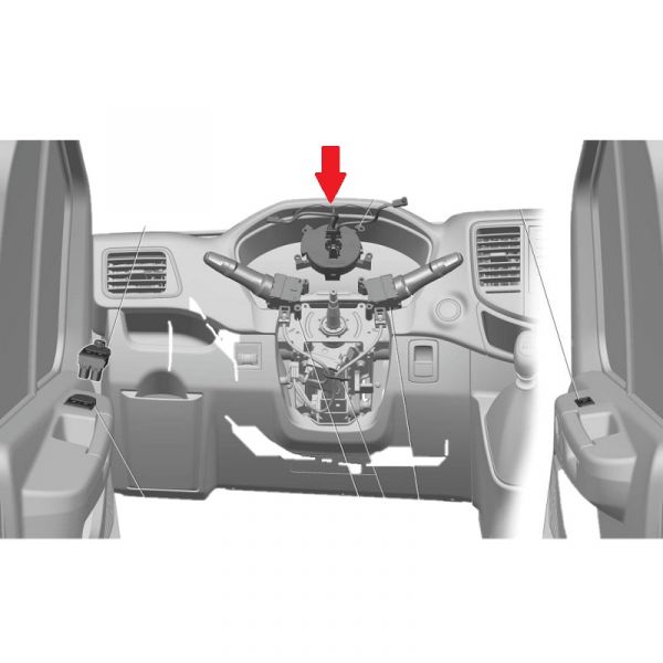 Руль (держатель с конт. кольцом) ГАЗель бизнес (ООО "ДЖОЙСОН СЕЙФТИ СИСТЕМС РУС", Ульяновск  ГАЗ) /А21R23.3732010-20/